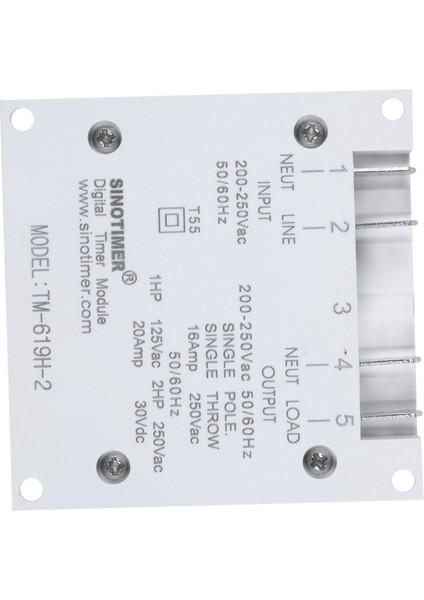 Sınotımer TM-619H-2 230VAC 7 Gün Haftalık Programlanabilir Dijital Zamanlayıcı Aydınlatma Anahtarı Çıkışı 220V Gerilim Toz Geçirmez Kapaklı (Yurt Dışından) fırsatları