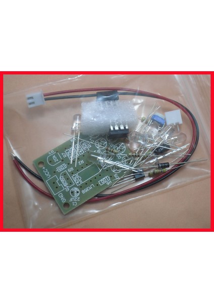 LM358 Dıy Elektronik Kıtı 5mm 8 Mavi LED LM358 Nefes Solunum Gösterge Işığı Yayan Diyot Lamba Trousse Kiti Dıy Modülü 12 V (Yurt Dışından) fiyatları