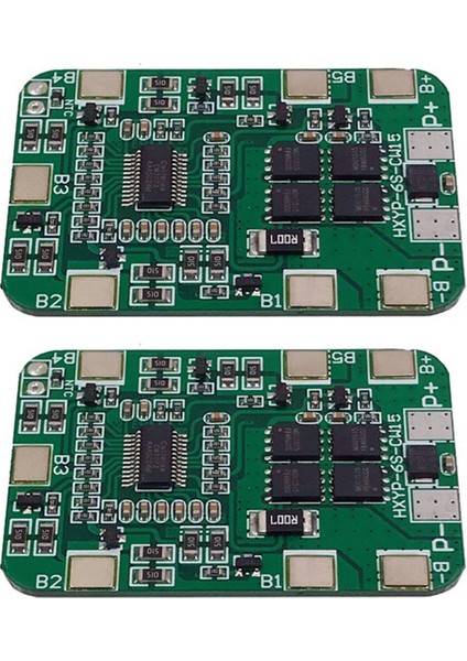 2x 6s 25.2V 20A Bms Lityum Pil Kartı, 25V Tornavida ve 24V Pil Paketi Kullanımı Için Dengelemeli (Yurt Dışından)