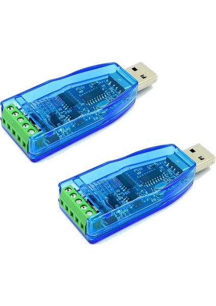 2 Adet USB RS485 Dönüştürücü Izolasyon Modülü Yükseltme Endüstriyel Tvs Esd Koruma CH340E Standart RS-485 Konnektör Kartı (Yurt Dışından)