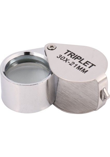 2x Taşınabilir 30X Güç 21MM Kuyumcular Büyüteç Altın Göz Büyüteç Kuyumcu Büyüteç Zarif Kutu ile (Yurt Dışından)