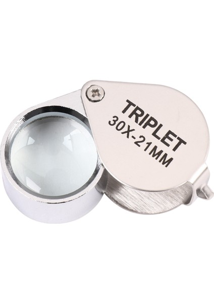 2x Taşınabilir 30X Güç 21MM Kuyumcular Büyüteç Altın Göz Büyüteç Kuyumcu Büyüteç Zarif Kutu ile (Yurt Dışından)
