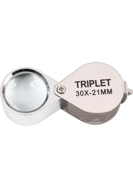 2x Taşınabilir 30X Güç 21MM Kuyumcular Büyüteç Altın Göz Büyüteç Kuyumcu Büyüteç Zarif Kutu ile (Yurt Dışından)
