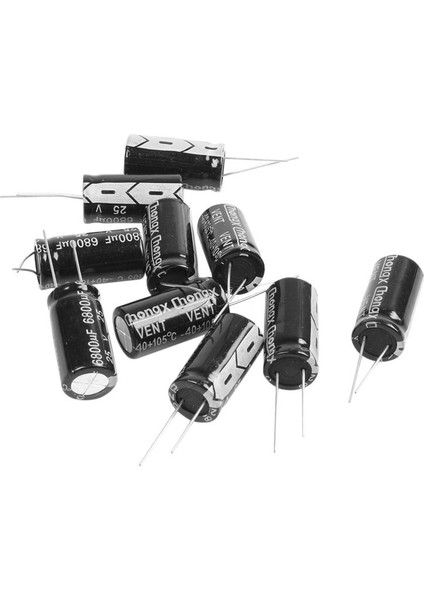 10 Adet 16MM x 30MM 6800UF 25V Polarize Radyal Elektrolitik Kondansatör (Yurt Dışından)