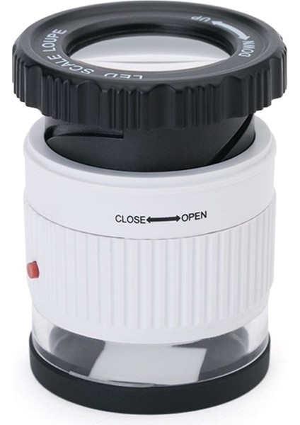 30X Ayarlanabilir LED Aydınlatmalı Silindirik Büyüteç Optik Cam Odaklama Lenshd Büyüteç (Yurt Dışından) modelleri