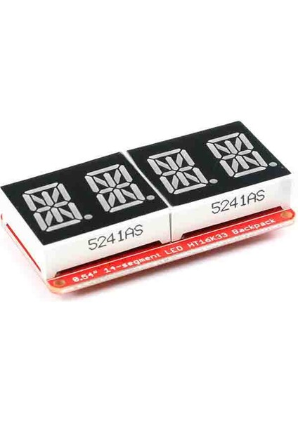 HT16K33 0.54 Inç 0.54 ''4 Bit Metre Dijital Tüp Modülü LED Ekran Iıc I2C Kontrol Ölçer 3.3 V 5 V Arduino Için Kırmızı/yeşil/turuncu (Yurt Dışından)