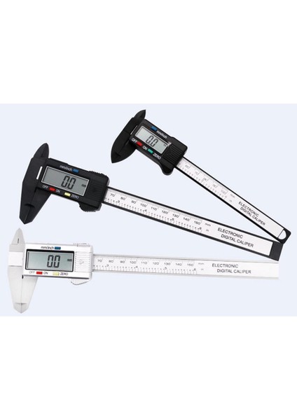 Doğru Ölçülen 0-150MM Elektronik Dijital Kalibratör Plastik Dijital Grafik (Yurt Dışından)