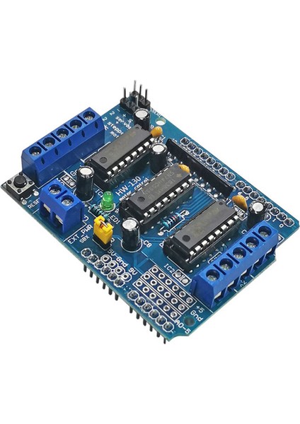 L293D Motor Kontrol Sürücü Kalkanı Çift Arduino MEGA2560 4 Kanal L293 Motor Sürücü Genişletme Kartı Motor Sürücü Modülü (Yurt Dışından)