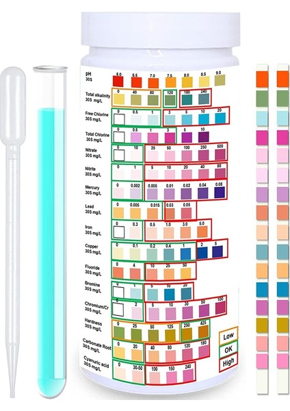 Içme Suyu Için Su Test Şeritleri - Epa Seviyesi, Su Test Şeritleri (Yurt Dışından) fiyatları