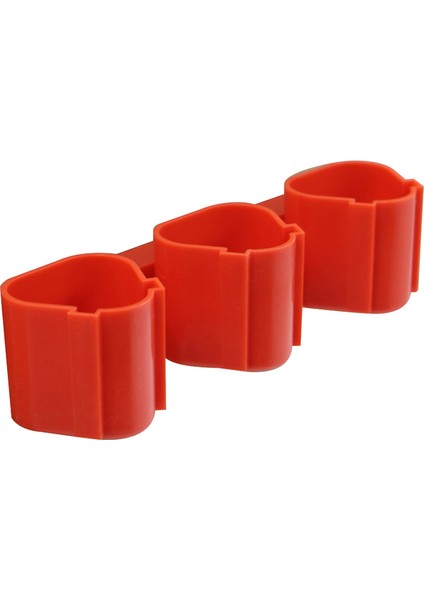 Makita Için Bosch 10.8V Için Milwaukee 12V Pil ve Alet Depolama Tutucu Seti Kırmızı (Yurt Dışından)