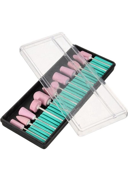 12 Adet Parlatma Taşlama Kafası Araçları Nail Art Matkap Uçları ile 7 Adet Tungsten Karbür Cam Matkap Ucu Seti Karbür Noktası (Yurt Dışından) fırsatları