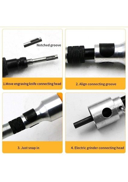 Sondaj Gravür Frezeleme ve Taşlamada Kullanılan Esnek Esnek Şaft Döner Öğütücü Aleti (Yurt Dışından) indirimleri