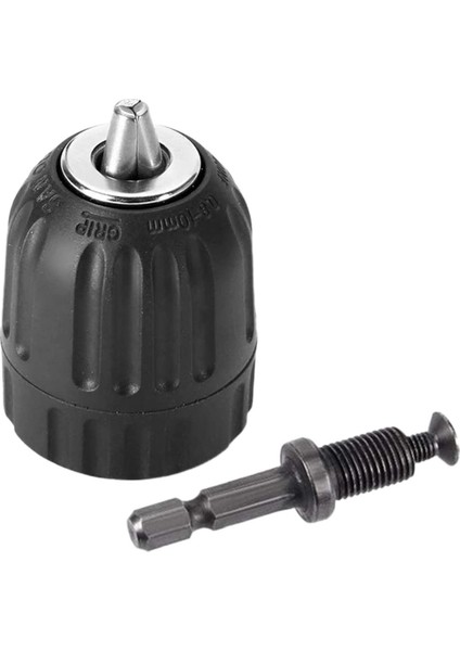 Parça El-Sıkı Chuck Seti Adaptörü Ağır Hizmet Tipi 13MM Anahtarsız Matkap Chuck ile Adaptör Donanım Araçları (Yurt Dışından)
