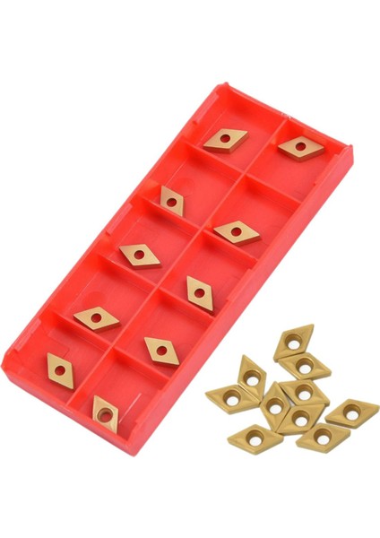 10 Adet DCMT070204 YBC251 Bıçaklar Altın Karbür Uçlar Cnc Torna Kesici Torna Torna Aracı Sıkıcı Bar (Yurt Dışından)