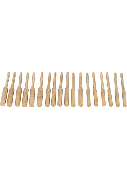 18 Adet Yüksek Sertlik Elmas Testere Bileyici-Titanyum Kaplama Çapak Taş Dosya, Elmas Bileme Tekerlekleri Testere Dosyası (Yurt Dışından)