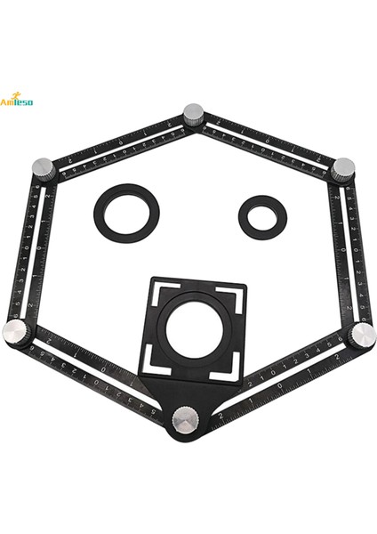 Çok Açılı Düzensiz 6 Katlı Cetvel Kiremit Delik Bulucu Ölçüm Şablonu Aracı (Yurt Dışından) fiyatları