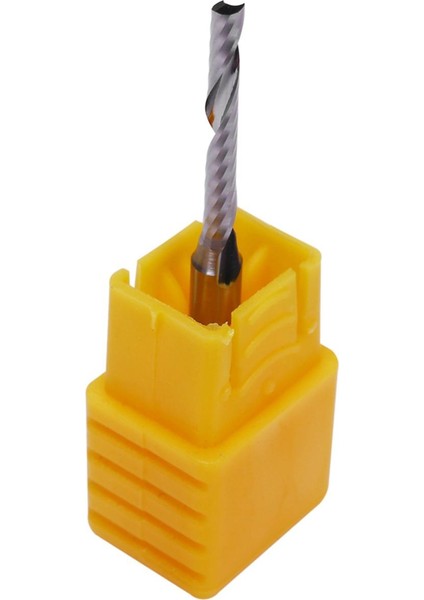 Ncanruı 10X 2mm x 15MM Karbür Tek Flüt Spiral Uçlu Değirmen Cnc Router Bit (Yurt Dışından)