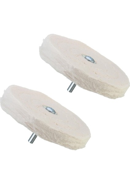2x 4 Inç 100MM Kumaş Parlatma Paspas Tekerlek Pedi / Matkap Parlatıcı Öğütücü (Yurt Dışından) modelleri