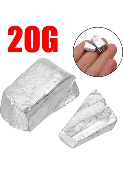 Eıtgzwas 2020 20G %99,995 Metal Çubuk Bloklarda %99,995 Yüksek Saflıkta Saf Indiyum Laboratuvar Deneyleri Için Külçe Örneği 150 Derece Erime Noktası (Yurt Dışından)