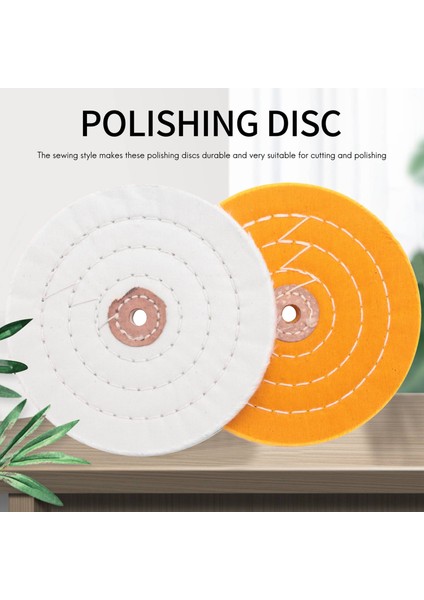 Adet Parlatma Diskleri Parlatma Tekerleği Kiti 150MM Parlatma Çarkı Seti Masa Tampon Parlatıcı Için 12.7mm Mandrel Delikli (Yurt Dışından) modelleri