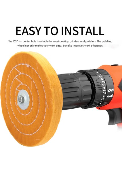 Adet Parlatma Diskleri Parlatma Tekerleği Kiti 150MM Parlatma Çarkı Seti Masa Tampon Parlatıcı Için 12.7mm Mandrel Delikli (Yurt Dışından) fırsatları