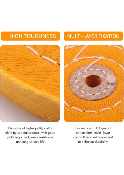 Adet Parlatma Diskleri Parlatma Tekerleği Kiti 150MM Parlatma Çarkı Seti Masa Tampon Parlatıcı Için 12.7mm Mandrel Delikli (Yurt Dışından) indirimleri