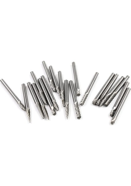 Döner Dosya Oyma Taşlama BIT-20PCS Çift Kesim Tungsten Karbür Kesme Çapakları Seti-Gümüş (Yurt Dışından) indirimleri