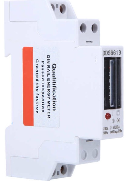 Tek Fazlı Enerji Sayacı Dijital Dın Rayı Kwh 1p Tek Fazlı Ev Aletleri 230 V DDS6619-001 Elektrik (Yurt Dışından)