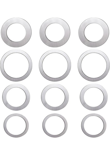 Testere Bıçağı Adaptör Halkası Seti Testere Bıçağı Burcu Açılı Taşlama Iç Açıklık Dönüşüm Contası Yüksek Kalite (12/paket) (Yurt Dışından)