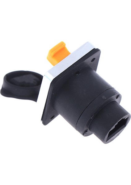 RJ45 Su Geçirmez Konnektör Dişi Panel Montajlı Soketler Ethernet IP65 Düz Jessica (Yurt Dışından) fırsatları