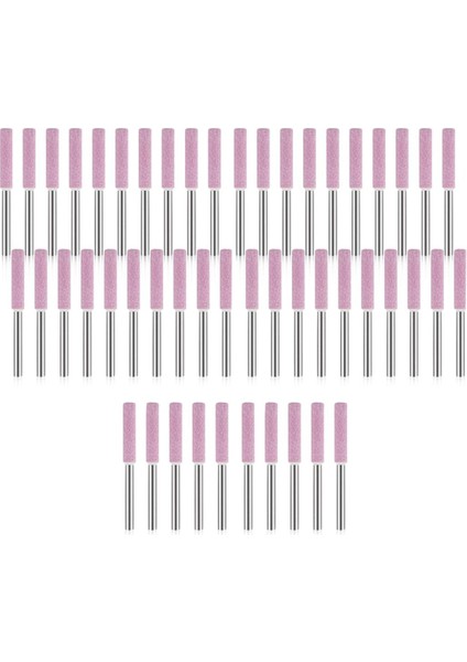 Zoroom 50 Parça Çapak Taşlama Taş Dosyası, Testere Bileyici Için Parlatma Taşlama Aracı Taşlama Uçları, 3/16 Inç/4.8 mm (Yurt Dışından)