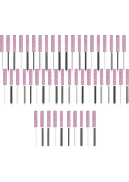 Zoroom 50 Parça Çapak Taşlama Taş Dosyası, Testere Bileyici Için Parlatma Taşlama Aracı Taşlama Uçları, 3/16 Inç/4.8 mm (Yurt Dışından)