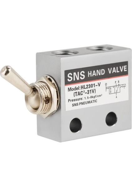 Sns Geçiş Anahtarı G1/8 Pnömatik Mekanik Valf Basıncı 0-8kgf/cm2 (Yurt Dışından) indirimleri