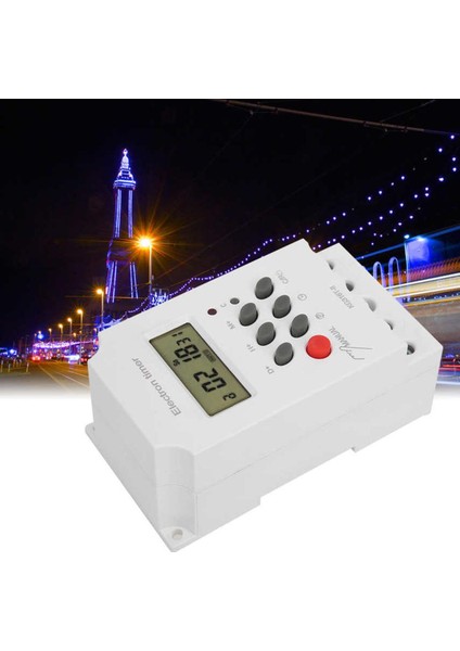 Dijital Zaman Anahtarı LCD Ekran Mikro Bilgisayar Elektron Zamanlayıcı Abs 220V KG316T‑II (Yurt Dışından)