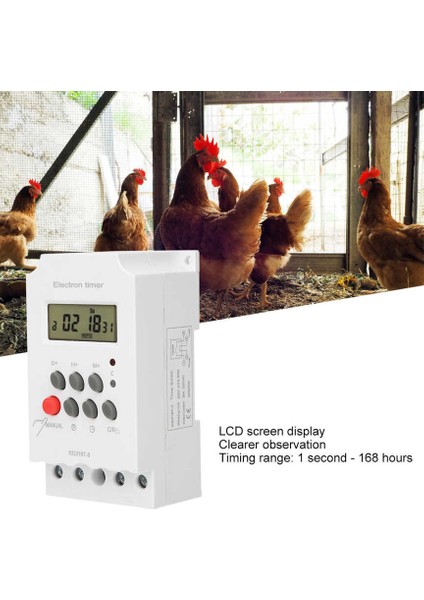Dijital Zaman Anahtarı LCD Ekran Mikro Bilgisayar Elektron Zamanlayıcı Abs 220V KG316T‑II (Yurt Dışından) indirimleri