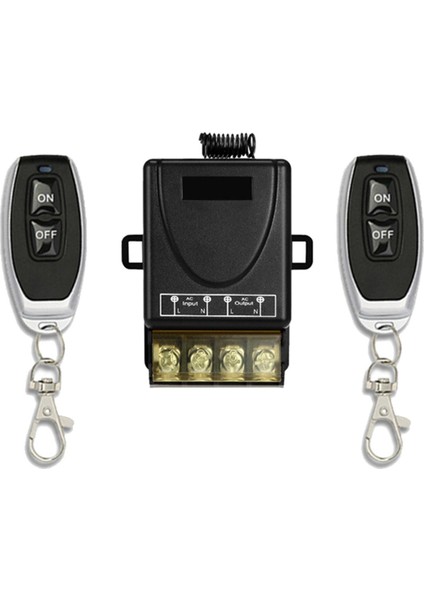 Dıy Kablosuz 433MHZ Evrensel Uzaktan Kumanda Anahtarı 12V-48V Araba Su Pompası Için Yüksek Röle Alıcısı (Yurt Dışından)