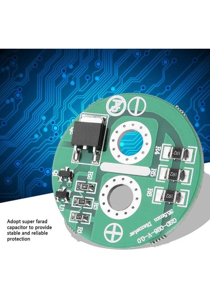 Gerilim Limit Kartı Süper Farad Kondansatör Lityum Pil Koruma Dengesi 2.5V (Yurt Dışından)