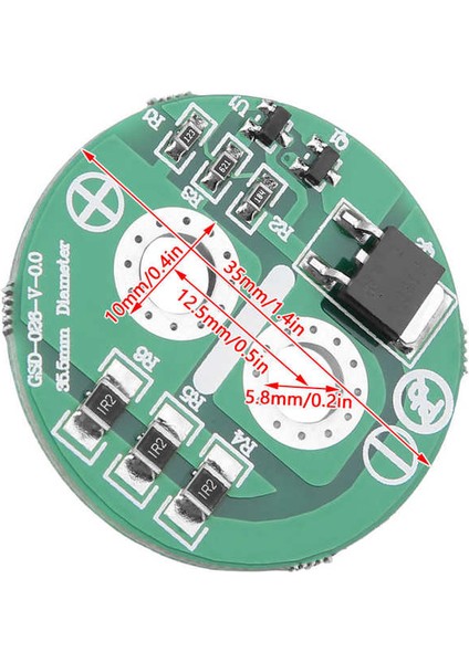 Gerilim Limit Kartı Süper Farad Kondansatör Lityum Pil Koruma Dengesi 2.5V (Yurt Dışından)