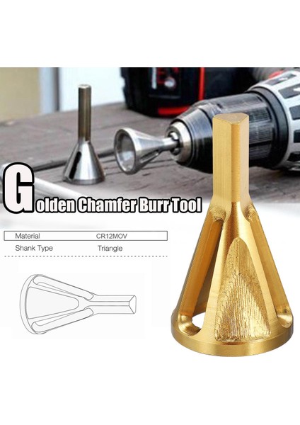 1pc Altın Çapak Alma Harici Pah Aracı Bit Çapak Kaldırmak Uygun Dayanıklı (Yurt Dışından) modelleri