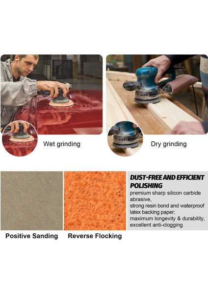 Inç Zımpara Diski Kanca ve Döngü 8 Delikli Silikon Caide Zımpara Kağıdı Islak/kuru Zımpara Öğütücü Parlatma Için Pedli (Yurt Dışından) indirimleri
