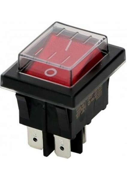 Foot Koltuk Unnicoco 16A 250VAC / 20A 125VAC Basmalı Anahtar 4 Pinli Aksesuar Aydınlatmalı Güç (Yurt Dışından)