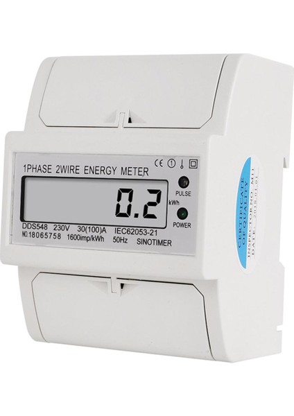 Sınotımer DDS548 30-100A 230V Ac Tek Fazlı 2 Telli Dijital Güç Ölçer (Yurt Dışından)