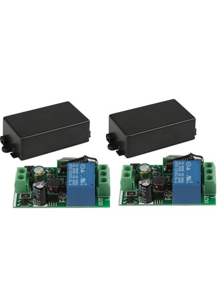 2x Evrensel 433 Mhz Ac 220 V 1 Kanal Uzaktan Kumanda Anahtarı Mini Kablosuz Röle Alıcı (Yurt Dışından) fiyatları