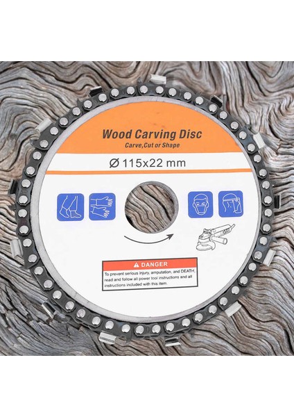 Açı Öğütücü Aksesuarları 4,5 Inç Zincirli Testere Diski Ahşap Oyma Kesimi Için Ağaç Işleme (Yurt Dışından) modelleri