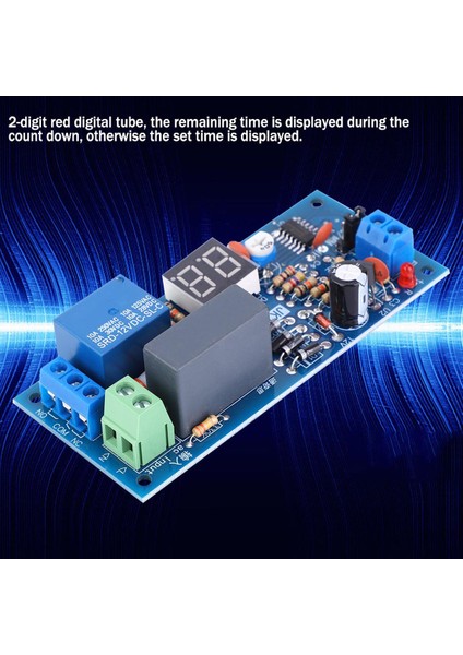 220V Ac Gecikme Zamanlayıcı Röle Modülü 1-99 Saniye/1-99 Dakika Zaman Aralığı (Yurt Dışından)