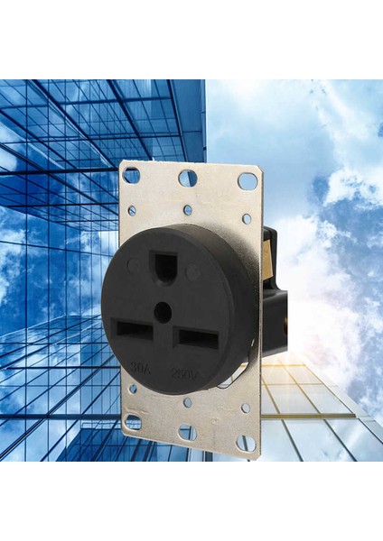 Jeneratör Güç Kablosu Kilitleme 3 Delikli Fiş NEMA6-30R 30A 250V Soket (Yurt Dışından) fırsatları