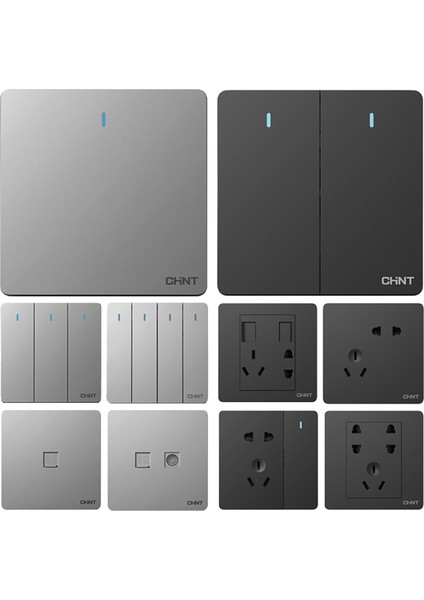 Zhengtai Anahtar Priz Ev Gizli Duvara Monte Duvar Bir Açık Beş Delikli 86 Tipi Panel Gözenekli 6c Beyaz Büyük Panel (Yurt Dışından)