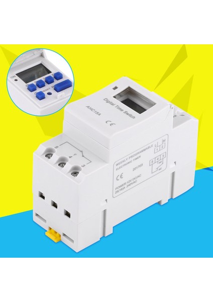 Adet LCD Ekran Haftalık Programlanabilir Elektronik Röle Zaman Anahtarı 16 Açma ve Kapama Zamanlayıcısı (Yurt Dışından) fiyatları