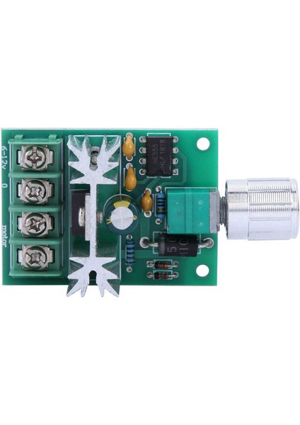 Sıcak Dc 6-12 V 6A Motor Valisi Hız Kontrol Regülatörü Pwm Denetleyici Anahtarı (Yurt Dışından)