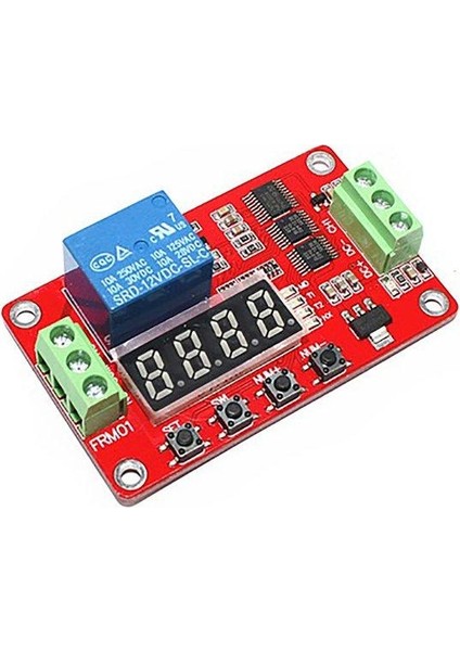 FRM01 Dc 12V 1 Kanal Çok Fonksiyonlu Röle Modülü Döngü Gecikme Zamanlayıcı Anahtarı (Yurt Dışından) modelleri